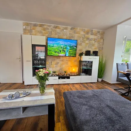 Exklusives Und Helles No 6 Mit Balkon Im Zentrum Von Kassel, Schnelles 1gbit Internet, Geschirrspueler, Boxspringbetten Lägenhet *